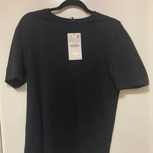 Mens Zara xxl black t shirt brand new with tags